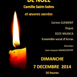 Concert de Noël / 7 décembre 2014